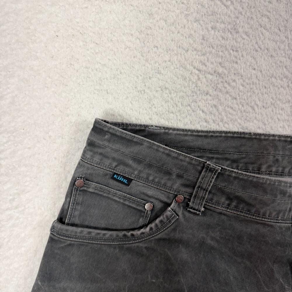 Kuhl Rydr Pants Mens 40x34 Gray Vintage Patina Dye Canvas Outdoors Work Hike - Picture 7 of 12